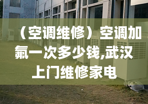 （空調(diào)維修）空調(diào)加氟一次多少錢(qián),武漢上門(mén)維修家電