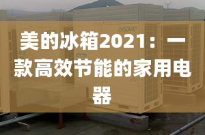 美的冰箱2021：一款高效節(jié)能的家用電器