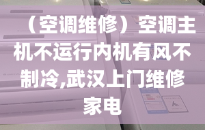 （空調(diào)維修）空調(diào)主機(jī)不運(yùn)行內(nèi)機(jī)有風(fēng)不制冷,武漢上門維修家電