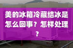 美的冰箱冷藏結(jié)冰是怎么回事？怎樣處理？