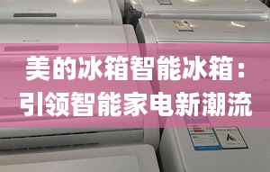 美的冰箱智能冰箱：引領(lǐng)智能家電新潮流