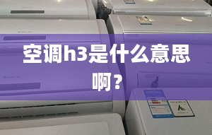 空調(diào)h3是什么意思啊？