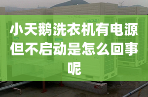 小天鵝洗衣機有電源但不啟動是怎么回事呢