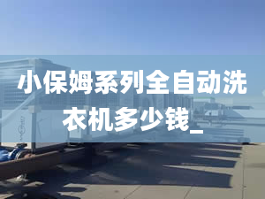 小保姆系列全自動洗衣機多少錢_