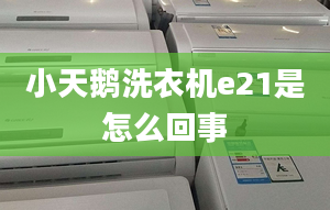 小天鵝洗衣機(jī)e21是怎么回事