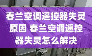 春蘭空調(diào)遙控器失靈原因 春蘭空調(diào)遙控器失靈怎么解決