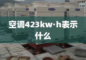 空調(diào)423kw·h表示什么