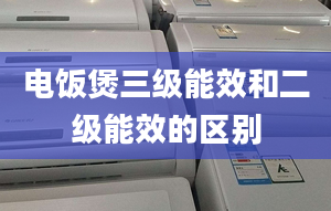 電飯煲三級(jí)能效和二級(jí)能效的區(qū)別