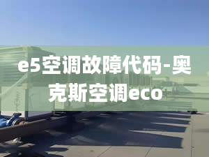 e5空調(diào)故障代碼-奧克斯空調(diào)eco