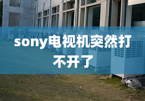 sony電視機突然打不開了