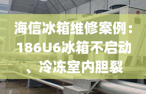 海信冰箱維修案例：186U6冰箱不啟動、冷凍室內(nèi)膽裂