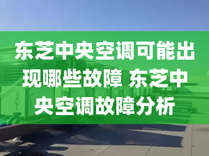 東芝中央空調(diào)可能出現(xiàn)哪些故障 東芝中央空調(diào)故障分析