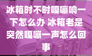 冰箱時不時嘎嘣響一下怎么辦 冰箱老是突然嘎嘣一聲怎么回事