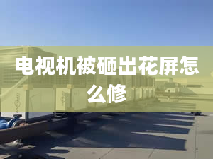 電視機(jī)被砸出花屏怎么修