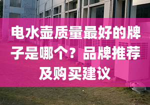 電水壺質(zhì)量最好的牌子是哪個？品牌推薦及購買建議