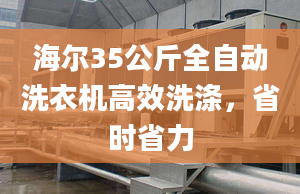 海爾35公斤全自動(dòng)洗衣機(jī)高效洗滌，省時(shí)省力