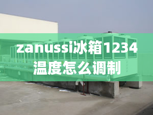 zanussi冰箱1234溫度怎么調制